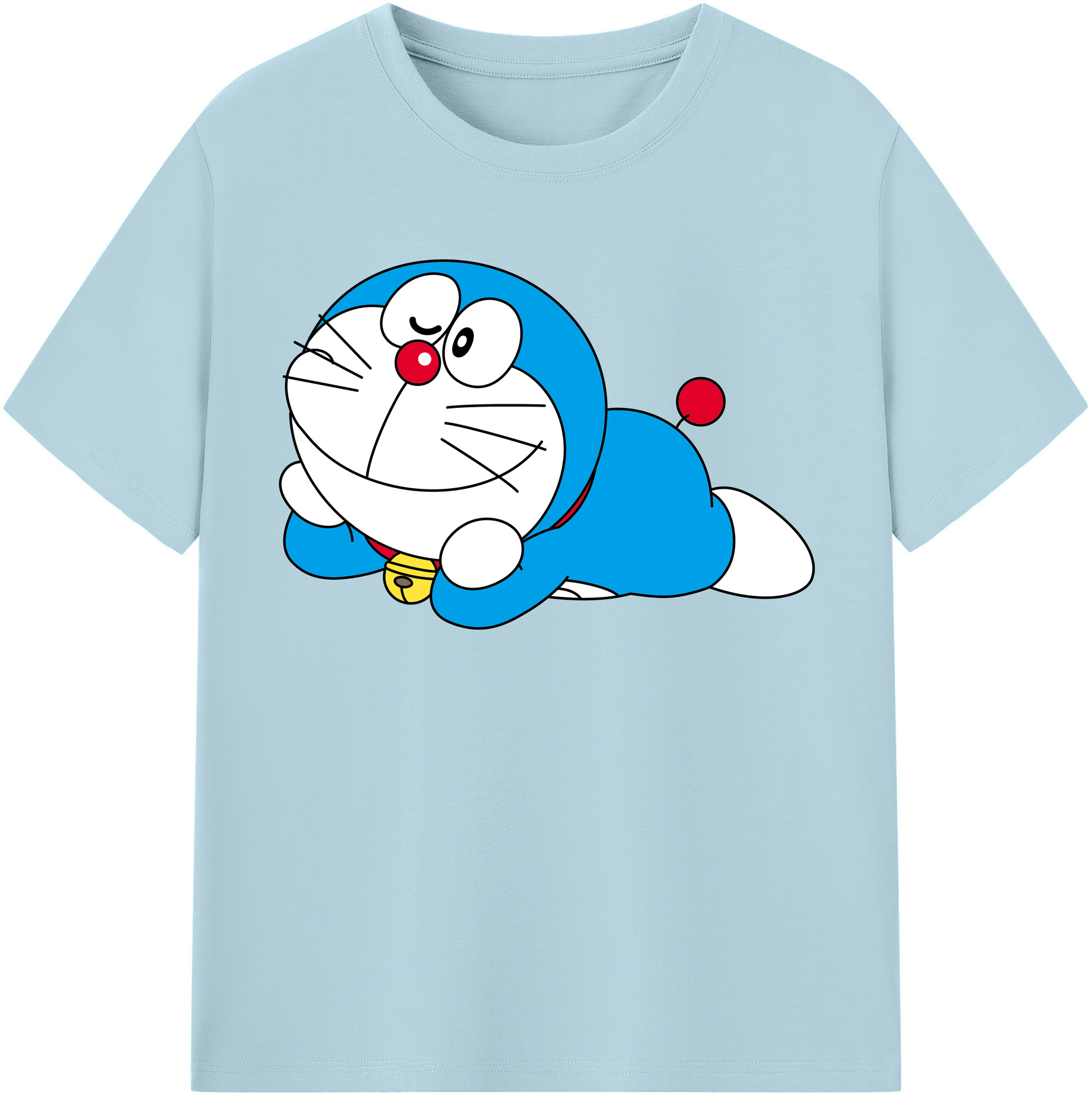 （画像用） ドラえもん Doraemon 綿100％半袖Tシャツ（フロントプリント）
